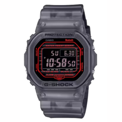 Casio G-Shock DW-B5600G-1 Black Translucent Resin Band Men Sports Watch